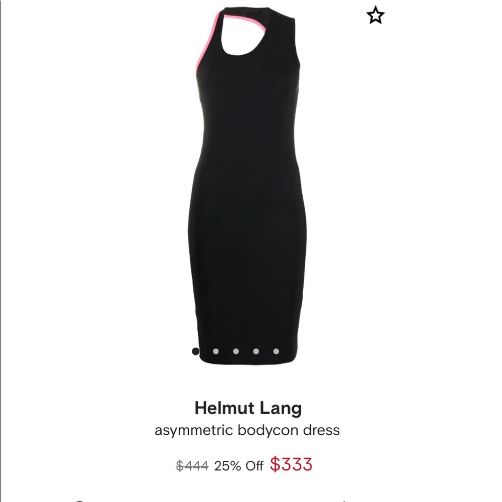 💕🖤NEW ASYM HELMUT LANG DRESS